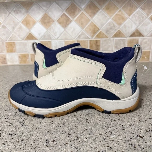 LL Bean Women’s Tek 2.5 Waterproof Trail Hiking Duck Boots Navy/Tan Size 6 EUC - Picture 4 of 9